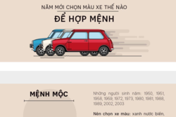 Hóa giải màu xe ô tô khắc mệnh