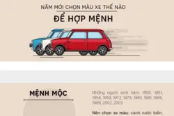 Hóa giải màu xe ô tô khắc mệnh